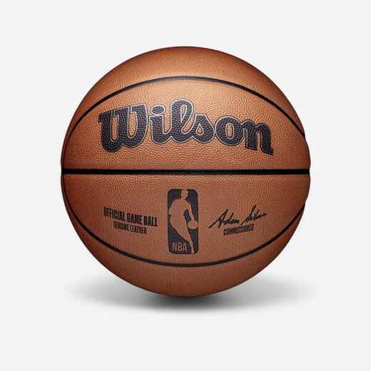 
      Basketball Size 7 NBA Official Game Ball - Brown
  